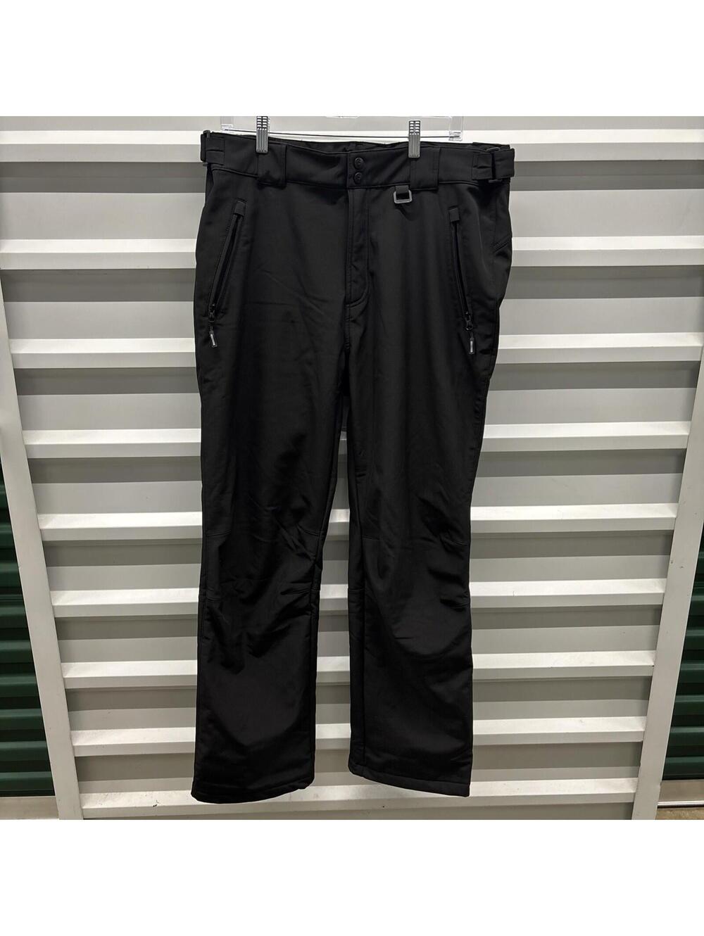 Outdoor Ventures Men's Size Large 36/32 black Fleece Lined Gorpcore Hiking Pants